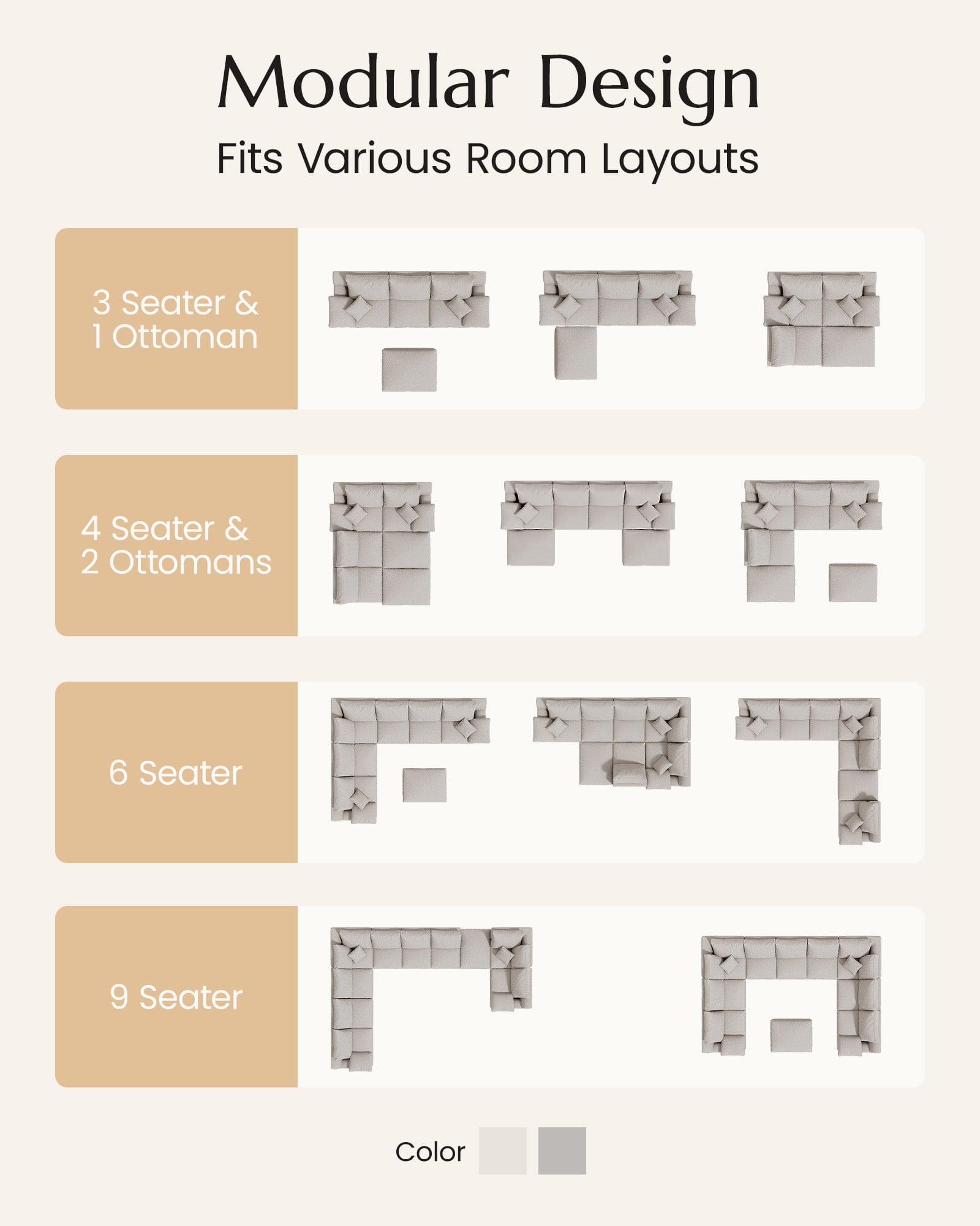 2-Seater Luxury High-Back Cloud Couch-Supportive Seating, Chenille Dark Grey